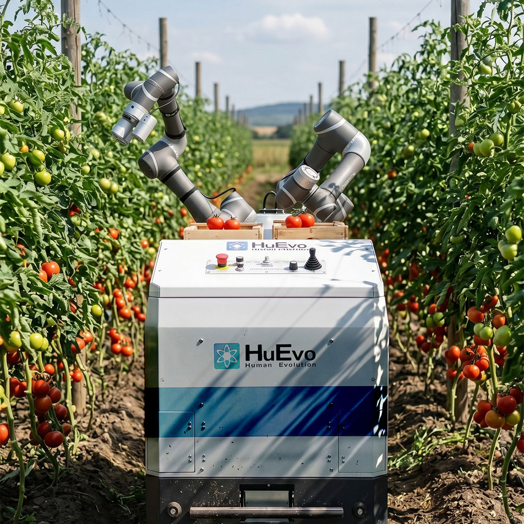 Harvester HuEvo per la raccolta agricola automatizzata