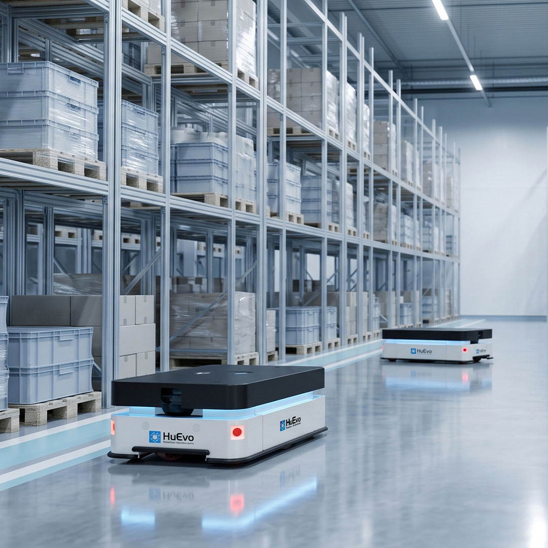 Navigazione logistica autonoma AI-driven HuEvo