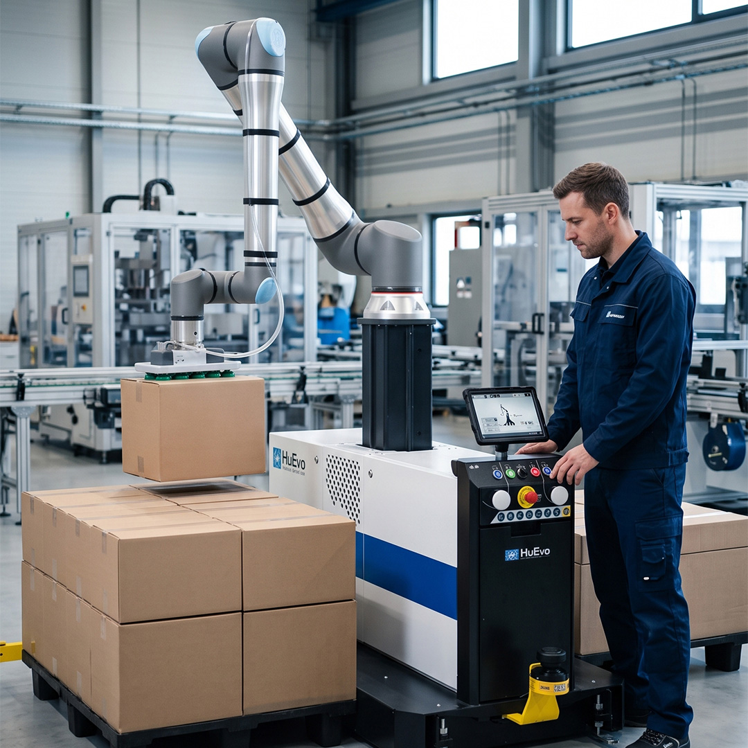 Collaborative Flexible Palletizer CFP HuEvo