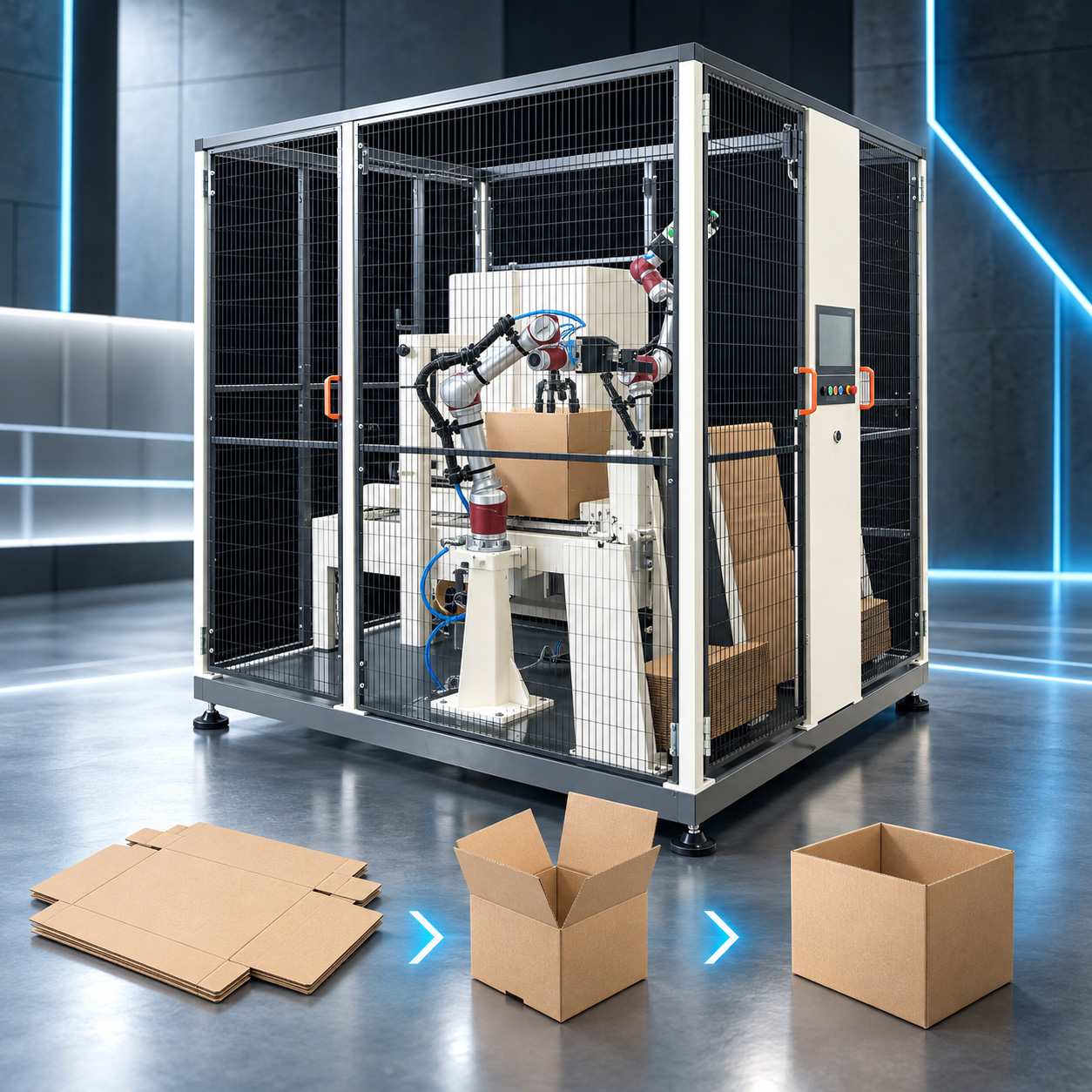 Pallettizzatore collaborativo HuEvo sviluppato nella Packaging Valley
