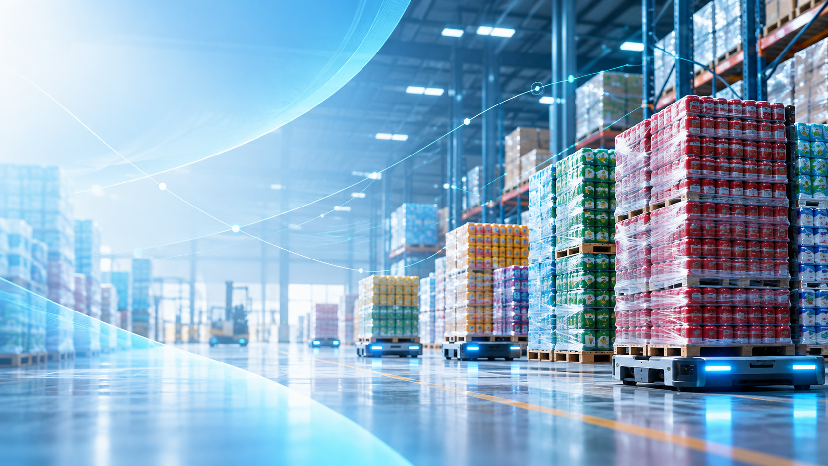 Automazione robotica HuEvo per l'industria Food & Beverage